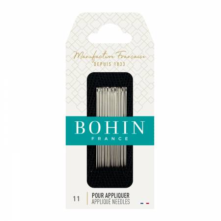 Aiguilles pour appliqués Bohin taille 11