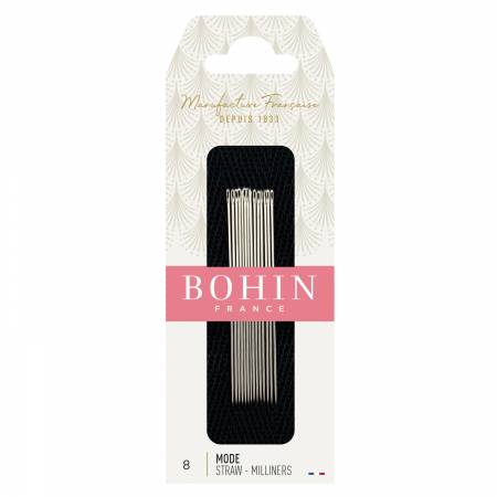 Bohin Straw - Milliners Size 3/9 - 8 - 10
