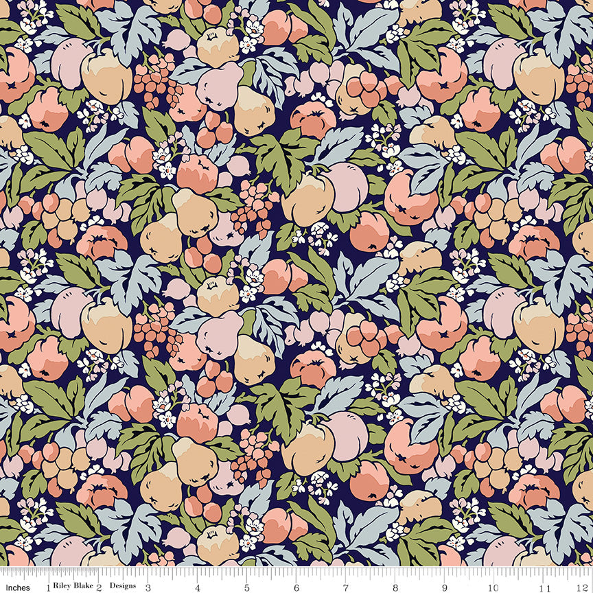 Tree of Life - Orchard Harvest - Liberty Fabric Cotton