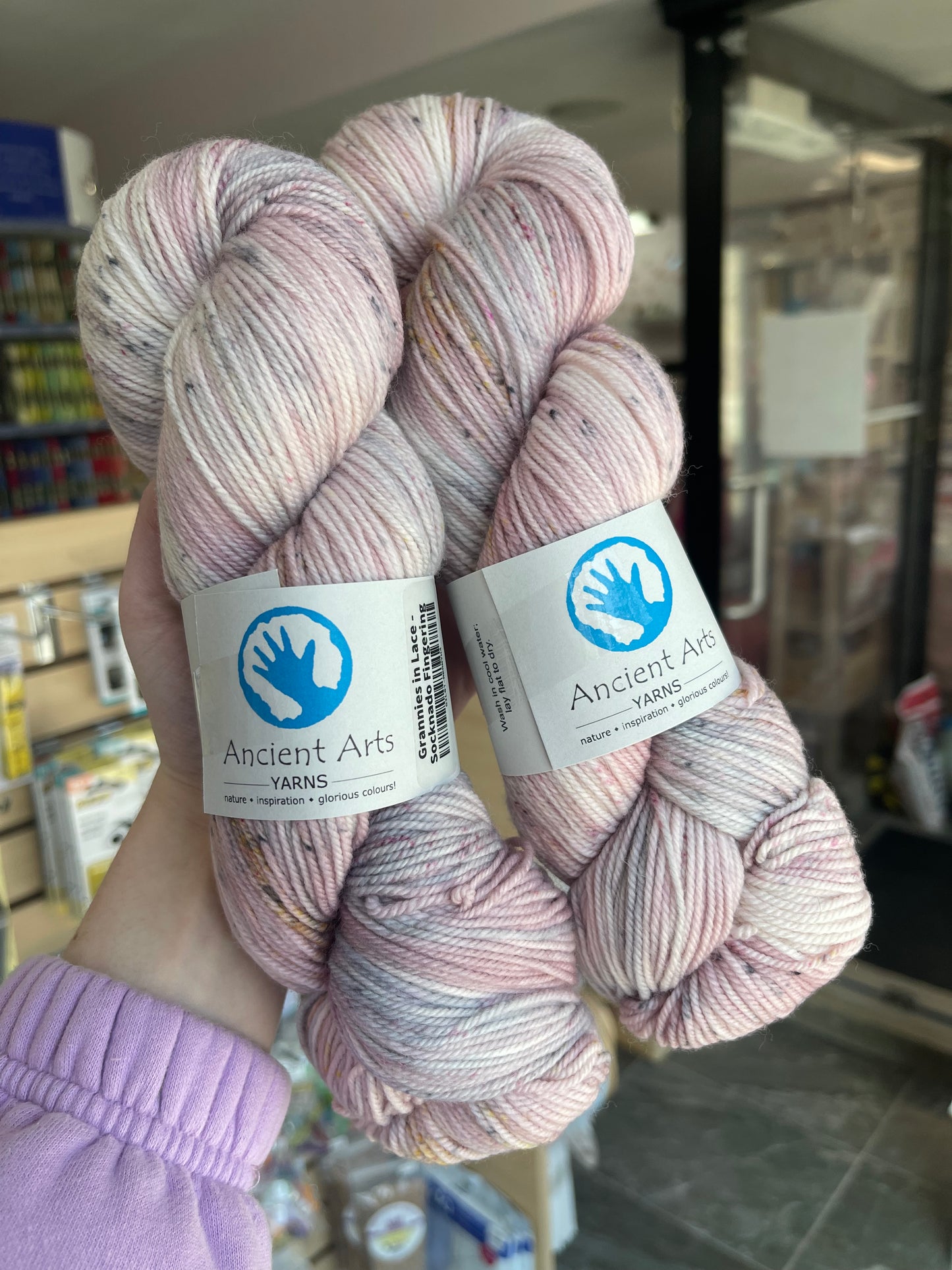 Grannies In Lace - Socknado Fingering - Ancient Arts Yarns