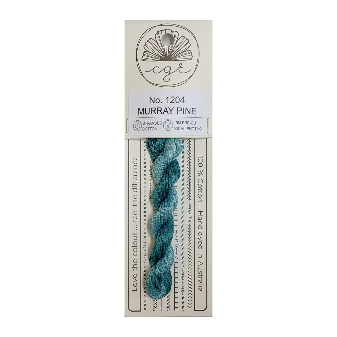 1204 Murray Pine - Fils à broder pré-coupés Mouliné - Cottage Garden Threads