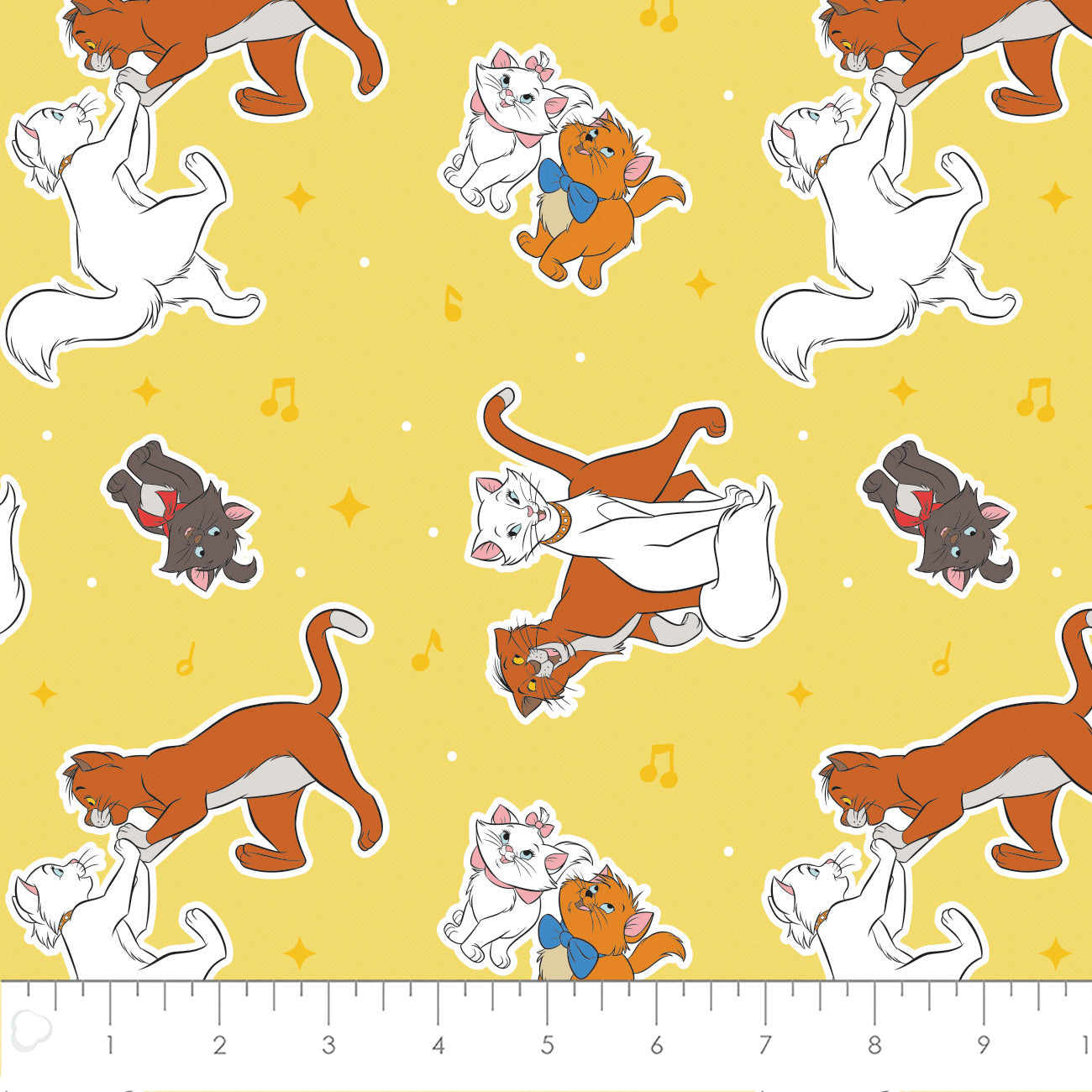 The Aristocats - Aristocats Toss - Camelot Fabric