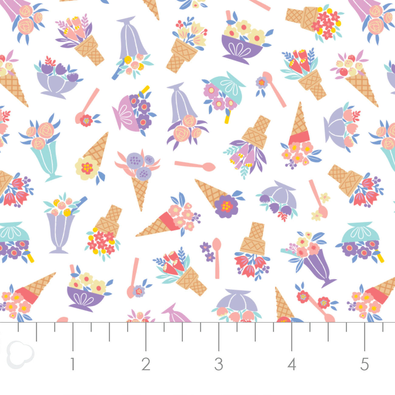 Ice Cream Blossom - Main - Camelot Fabric