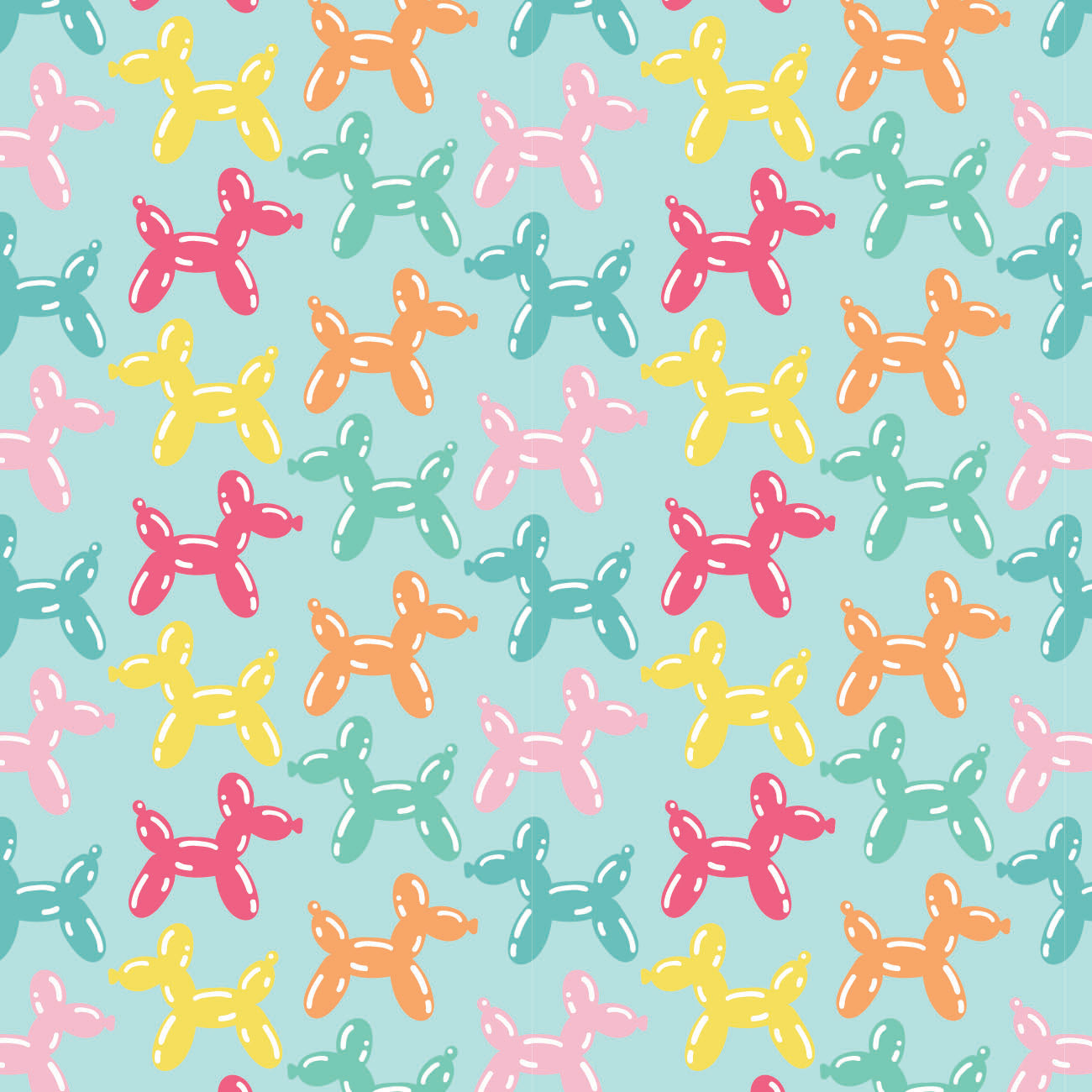 Be The Rainbow - Balloon Animals - Camelot Fabrics