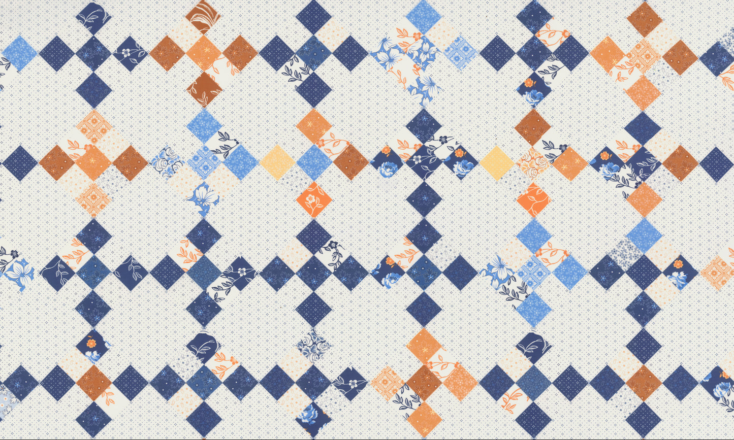 Denim & Daisies by Fig Tree & Co - Cheater Panel Daisy - Moda