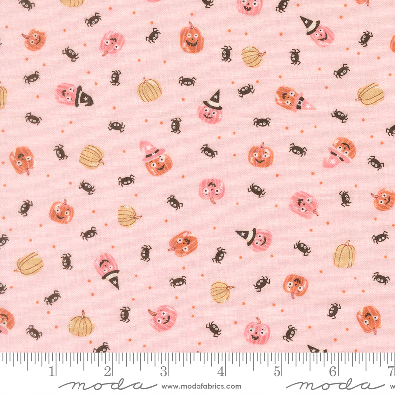 Purrs and Boos (Elena Amo) - Purrfect Pink Pumpkins - Moda