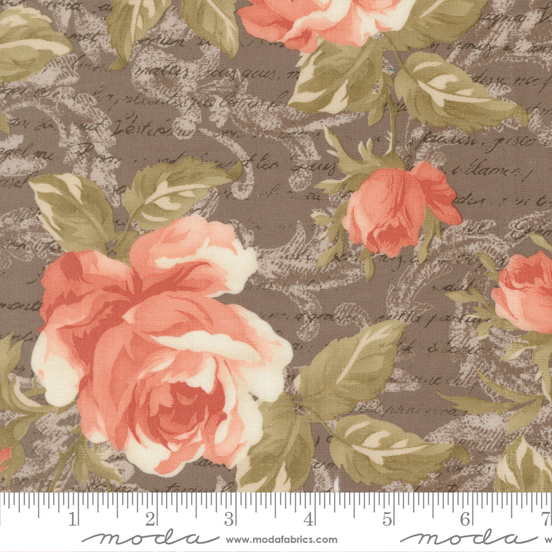 **PRE-ORDER** Dearly Beloved - Floral Writing (Dovetail) - 3 Sisters (Moda)