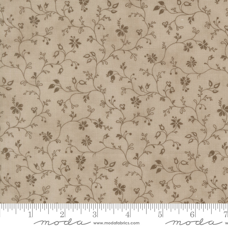 **PRE-ORDER** Dearly Beloved - Small Floral (Whisper) - 3 Sisters (Moda)