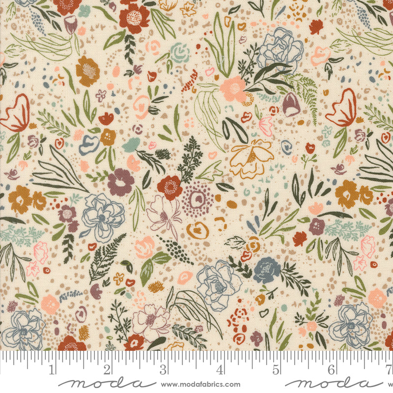 Foraged Found & Hand Me Down (Fancy That Design House) - Eggshell - Moda