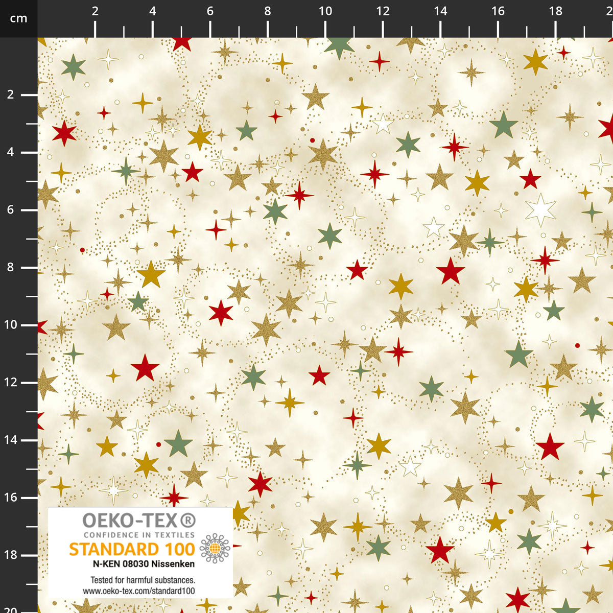 Christmas Time - Stars - Stof