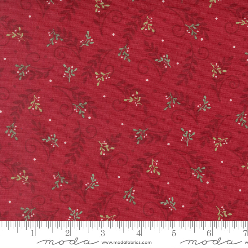 When Snow Falls (Deb Strain) - Berry Red - Moda