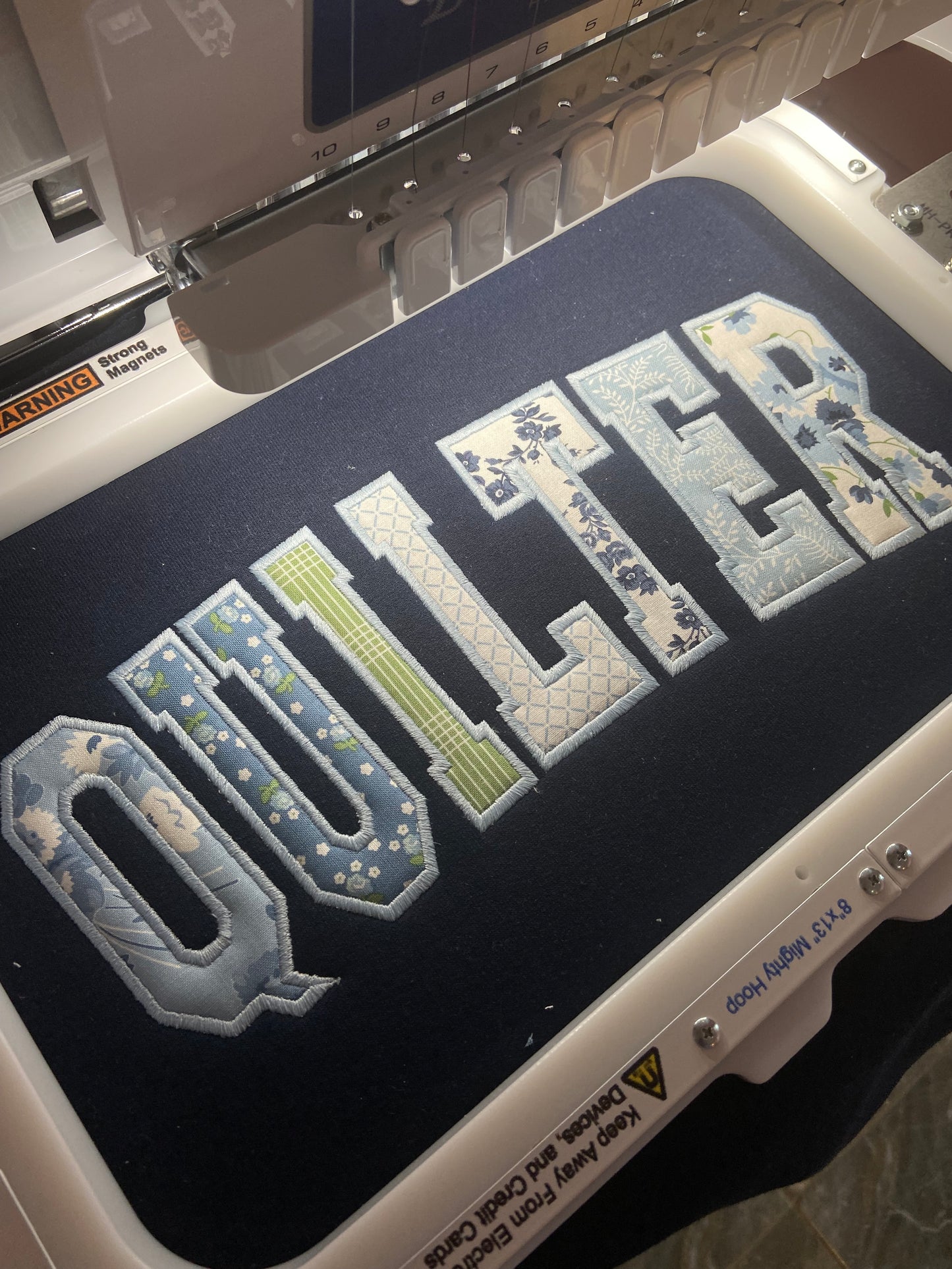 QUILTER - Nantucket Summer (Fabric from Camille Roskelley) Edition - Embroidered Hoodie or Crewneck