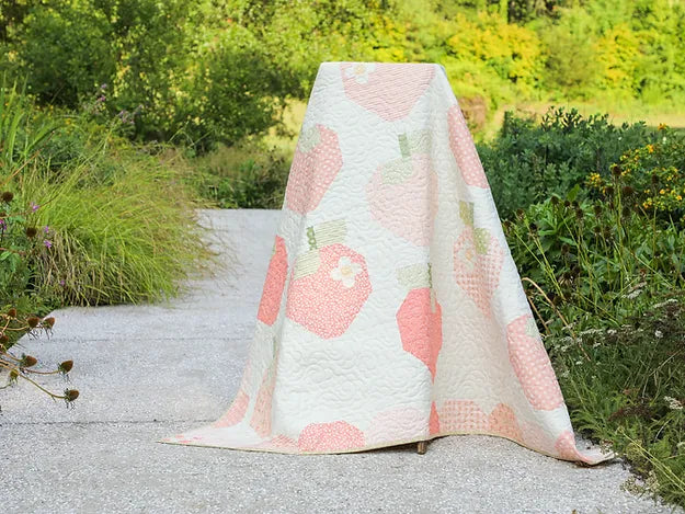 Patron de courtepointe Sweet Strawberry - My Sew Quilty Life