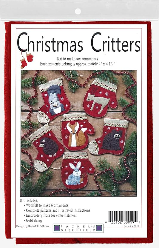 Kit de décorations de Noël - Christmas Critters Ornament Kit
