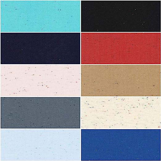 Fat Quarter Whole Collection Bundle - Essex Speckle - Robert Kaufman