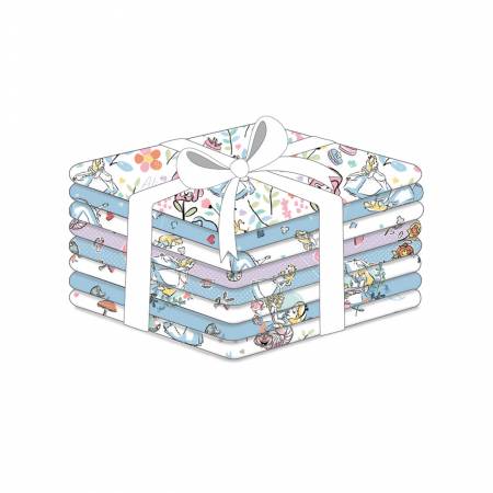 Fat Quarter Disney Alice in Wonderland - 8pcs