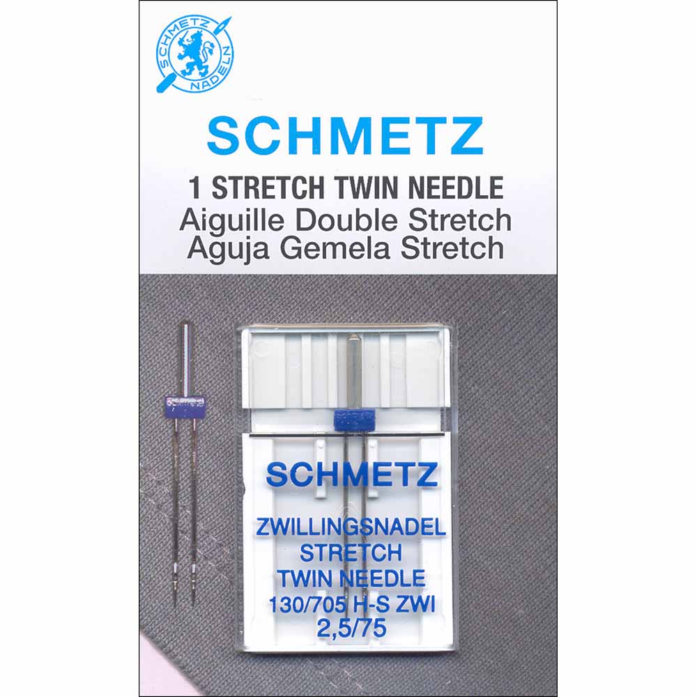 SCHMETZ Stretch Twin Needle Carded - 75/11 - 2.5mm - 1 count