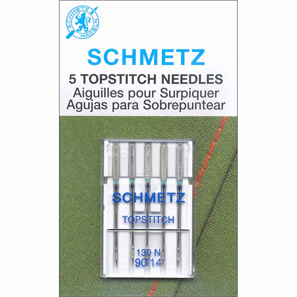 SCHMETZ Topstitch Needles Carded - 90/14 - 5 count