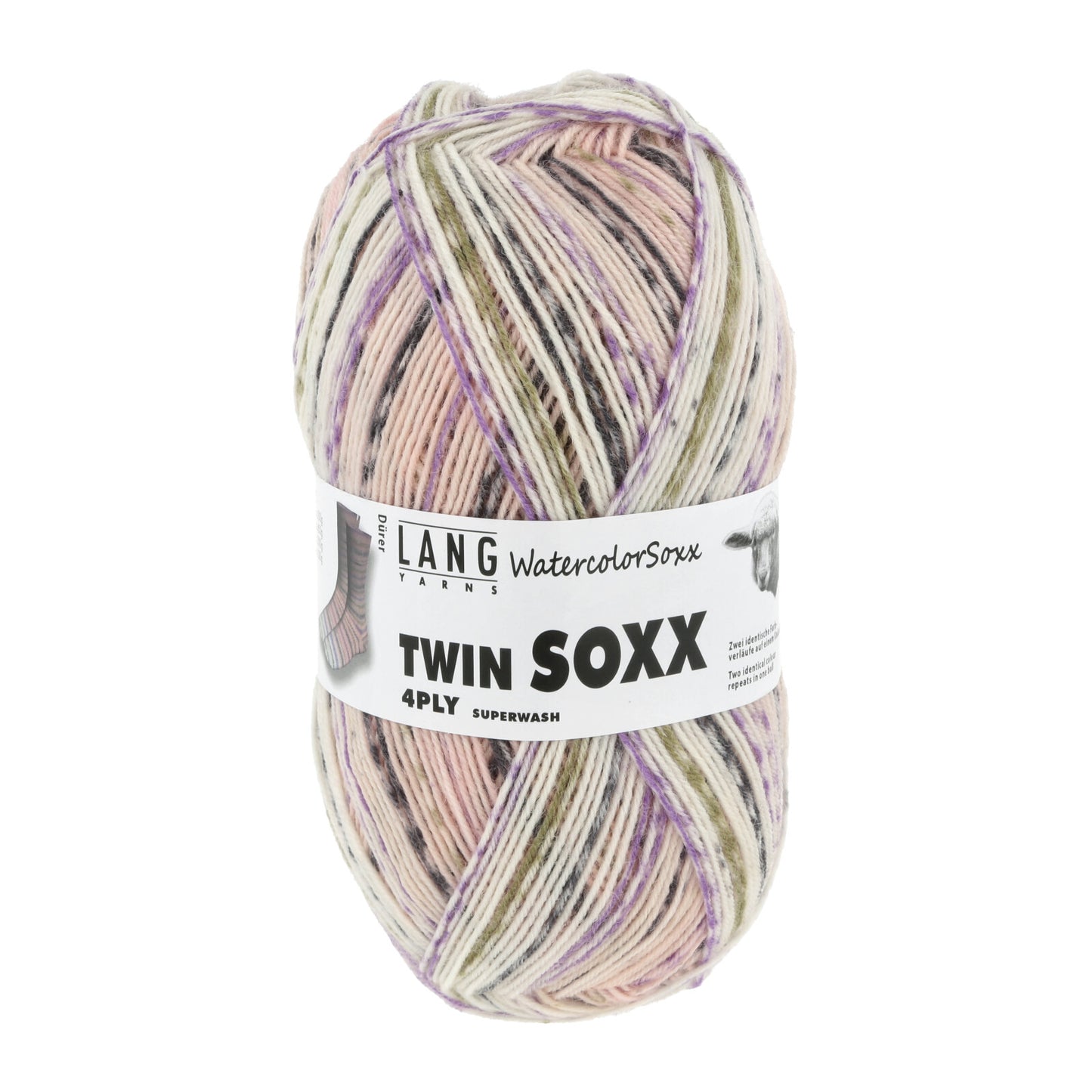 LANGYARNS Twin Soxx 4ply - Durer