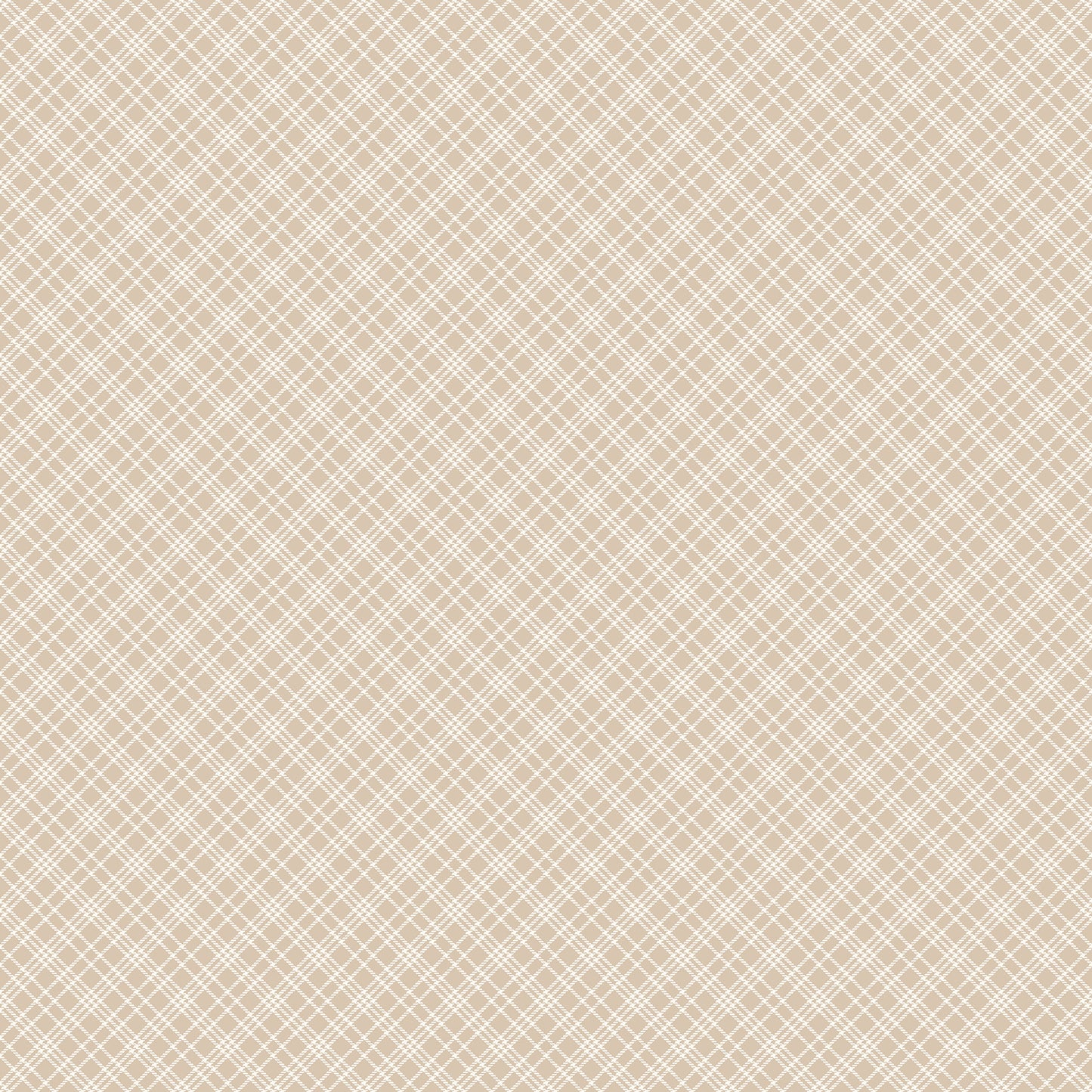 **PRÉCOMMANDE** Always By My Side - Checks (Taupe) - Figo Fabrics