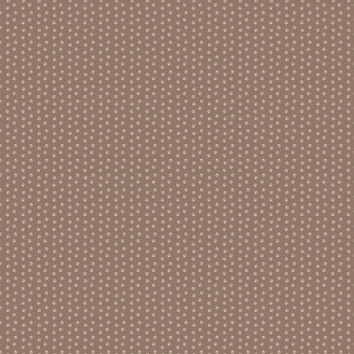 **PRE-ORDER** Always By My Side - Paws (Brown) - Figo Fabrics