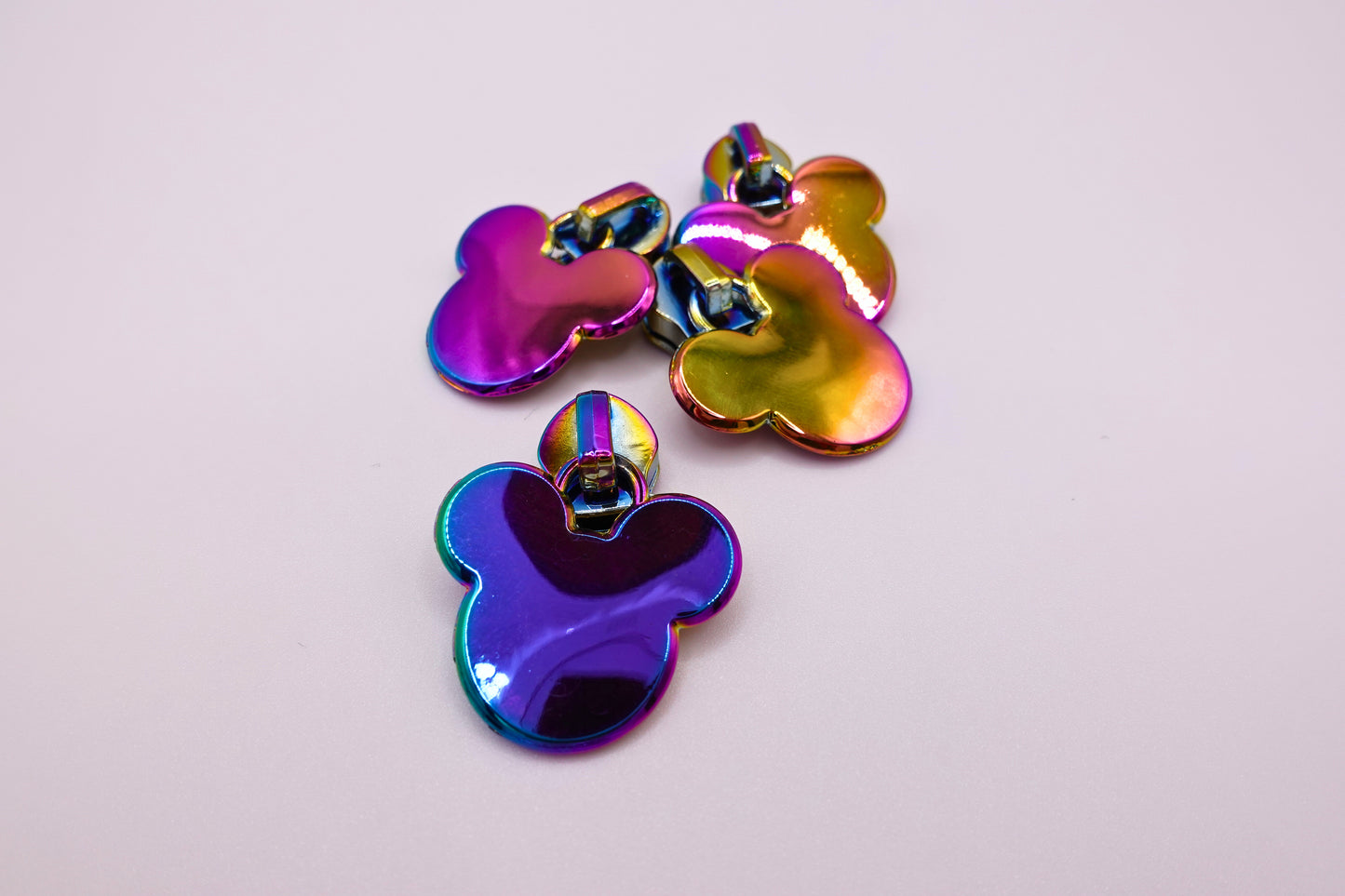 Mouse Rainbow Zipper Pulls (#5 Zipper)