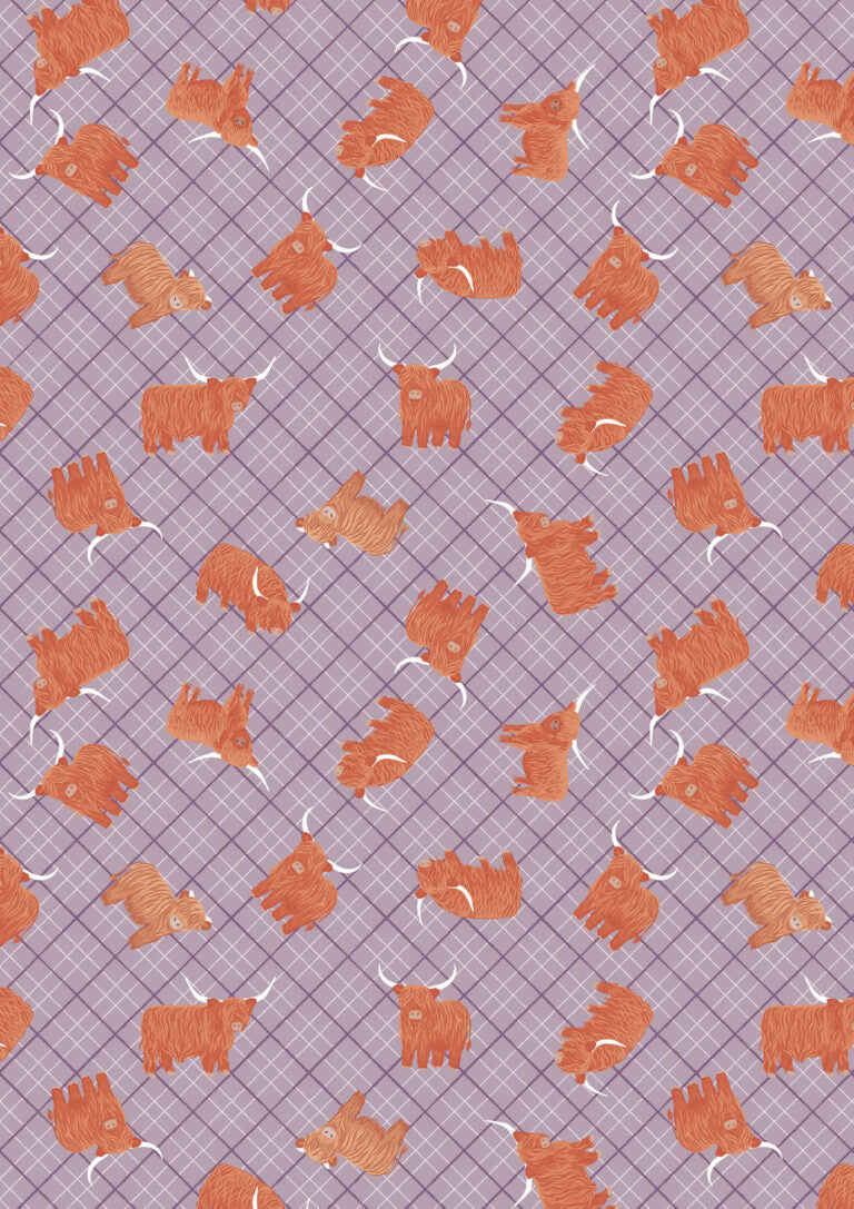 **PREORDER** A Celtic Summer - Highlands Check (Heather) - Lewis & Irene