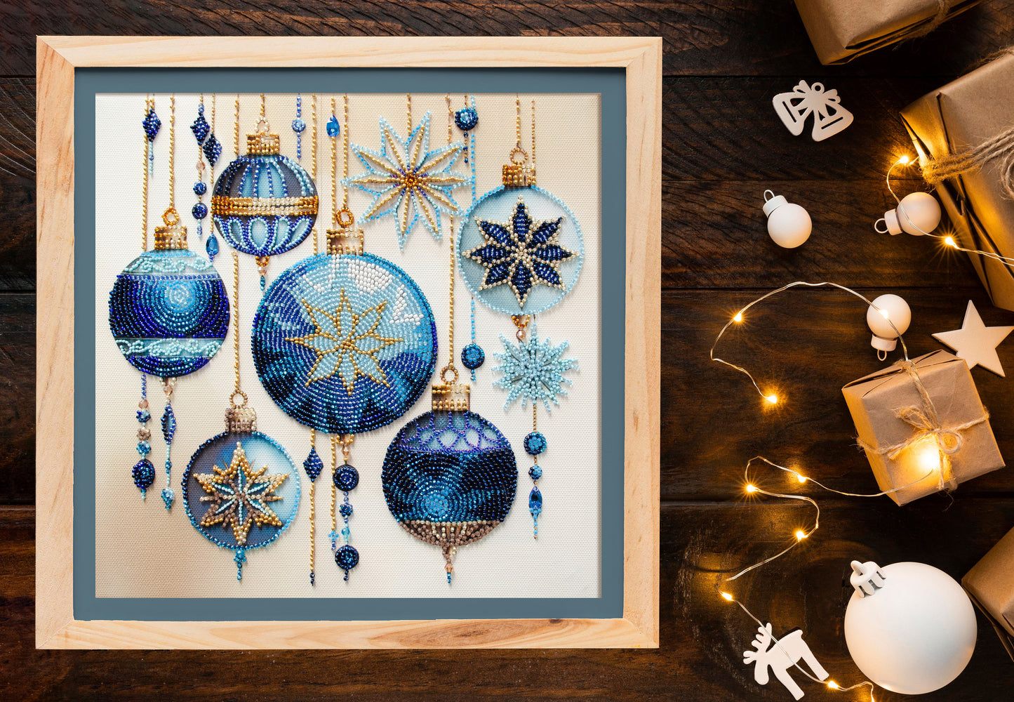Crystal Patterns Beading Embroidery Kit - Abris Art