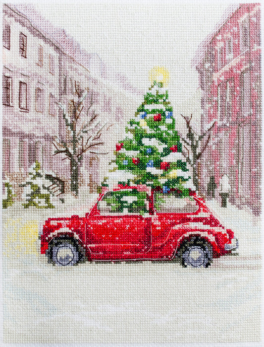 Nous allons célébrer kit de point de croix - Abris Art