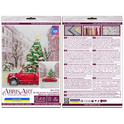 Nous allons célébrer kit de point de croix - Abris Art