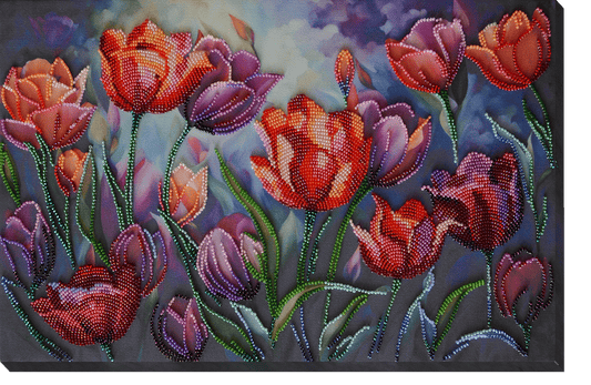 Un kit de broderie de perles à palette inspirant - Abris Art