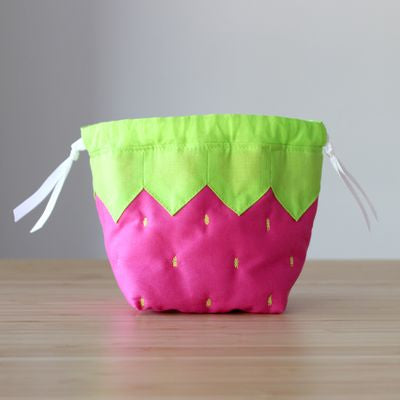 Strawberry Named Pouchy Pattern - Banjoflannel