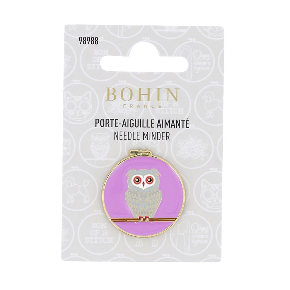 BOHIN Needle Minder (Magnetic) - 28mm/1 in. - Owl