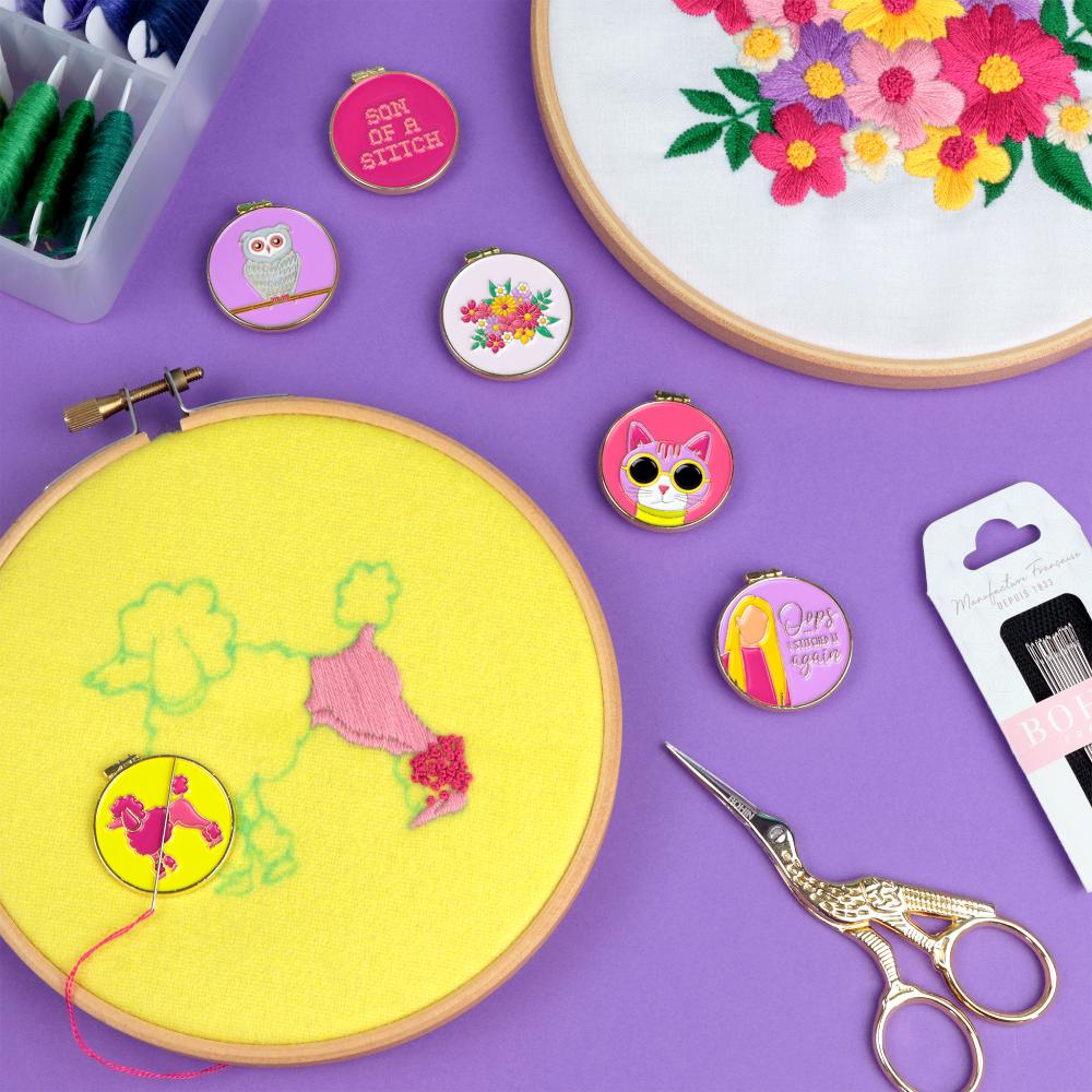 BOHIN Needle Minder (Magnetic) - 28mm/1 in. - Owl