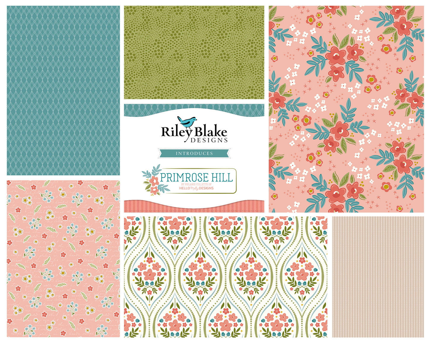 Fat Quarter Whole Collection Bundle - Primrose Hill - Riley Blake Designs