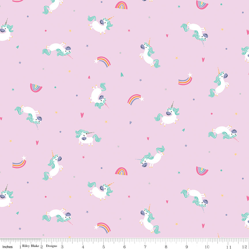 Fat Quarter Whole Collection Bundle - Unicorn Kingdom - Riley Blake Designs