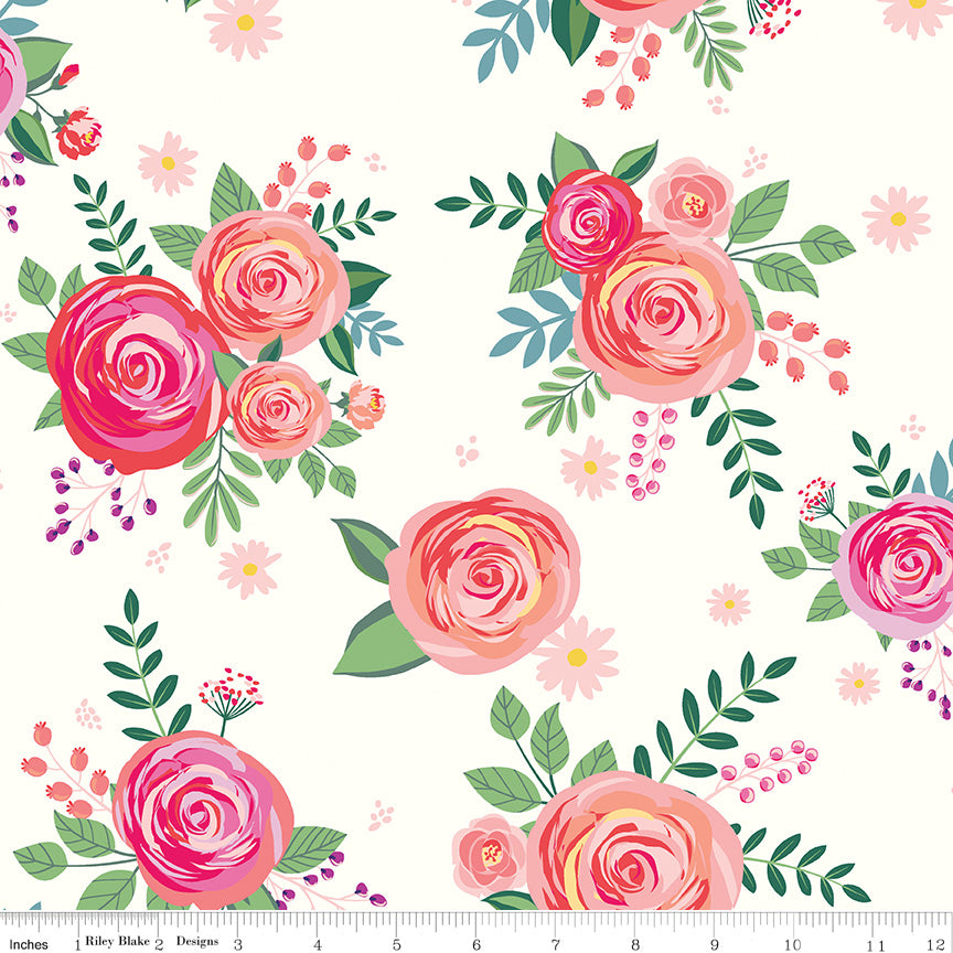 Ensemble Fat Quarter Whole Collection - Poppy & Posey - Riley Blake Designs