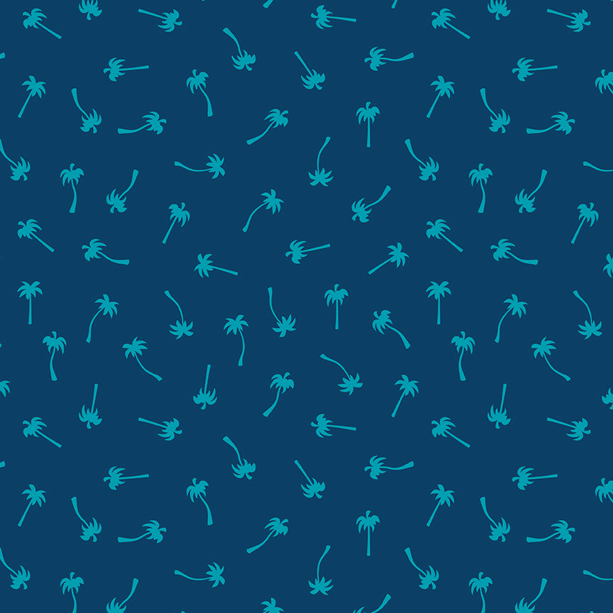 Sunshine Blvd - Navy Palm Trees - Riley Blake Designs