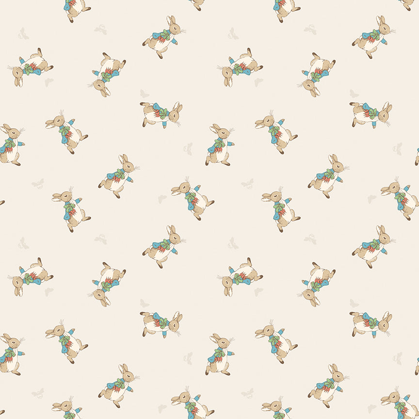 The Tale of Peter Rabbit - Peter Toss Cream - Riley Blake Designs