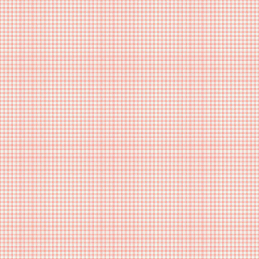 The Tale of Peter Rabbit - Gingham Coral - Riley Blake Designs