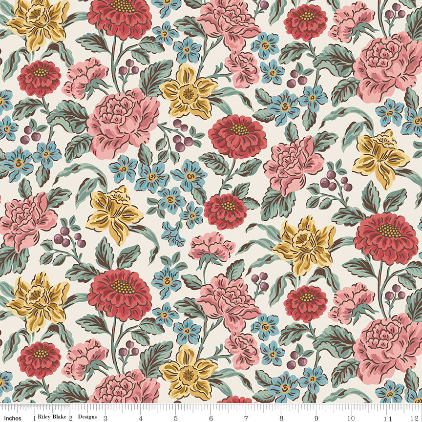 Emma (Jane Austen) - Cream Hartfield - Riley Blake Designs