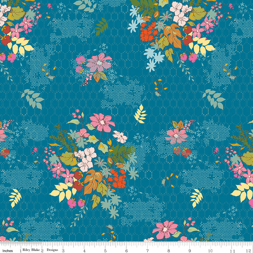 **PRE-ORDER** Ashmere - Main (Blue) - Minki Kim (Riley Blake Designs)