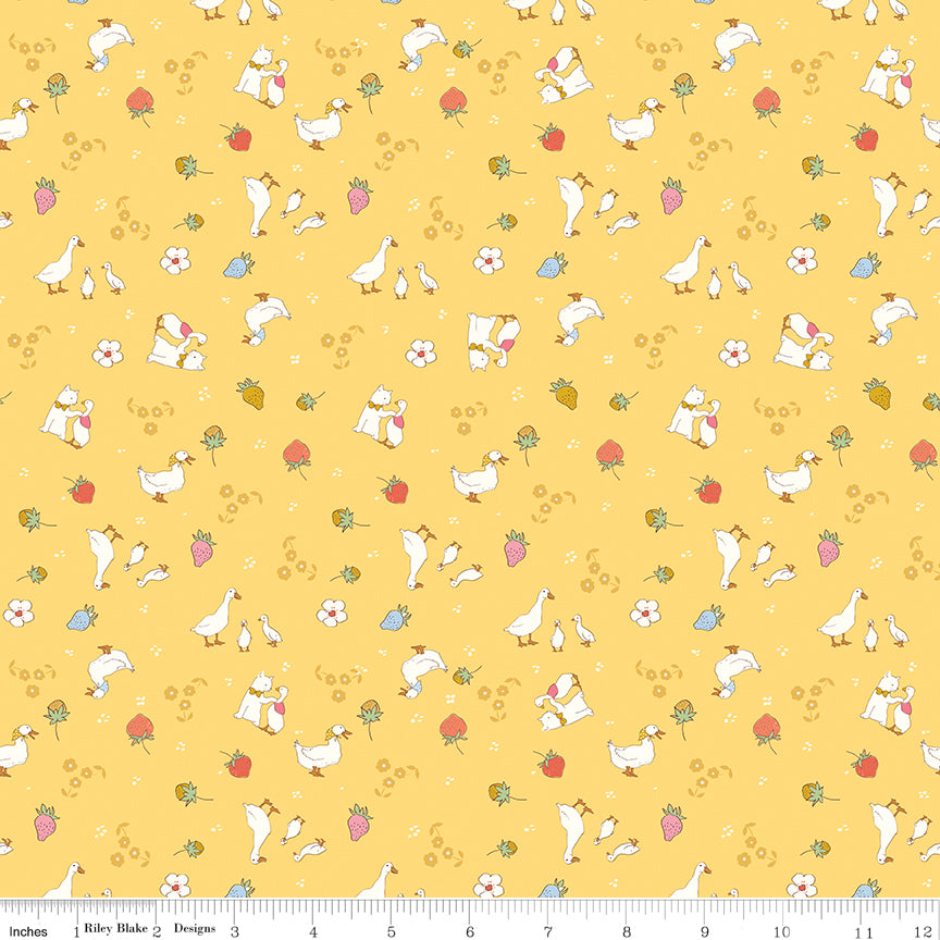 **PRÉCOMMANDE** Ashmere - Friends (Dandelion) - Minki Kim (Riley Blake Designs)