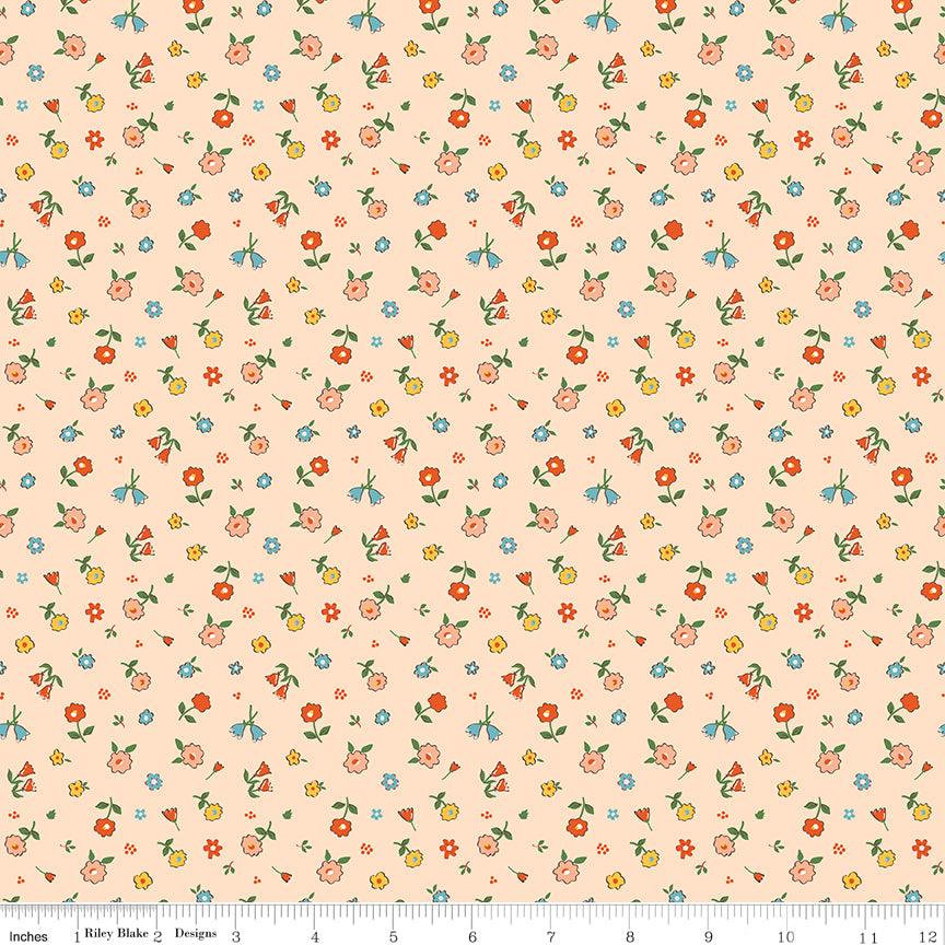 **PRE-ORDER** Ashmere - Flower Bed (Shell) - Minki Kim (Riley Blake Designs)