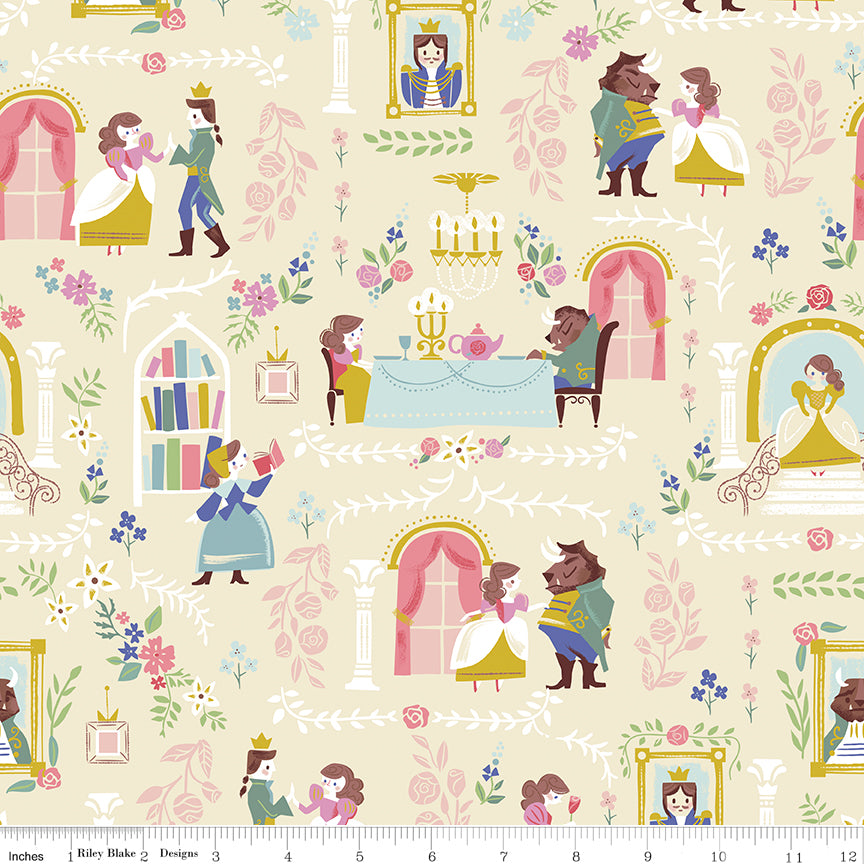 Ensemble Fat Quarter Whole Collection - Beauty and the Beast - Riley Blake Designs