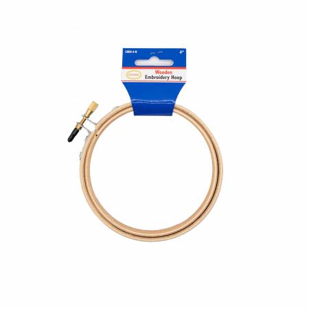 Cercle à broder en bois - 4"
