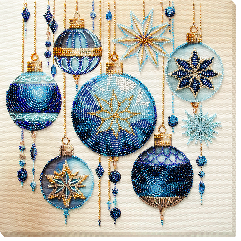 Crystal Patterns Beading Embroidery Kit - Abris Art