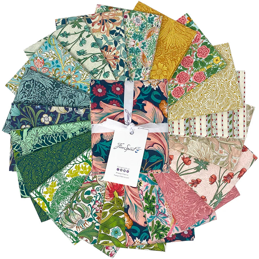 Bedford Park (Morris & Co) - Fat Quarter Bundle 20pcs - FreeSpirit