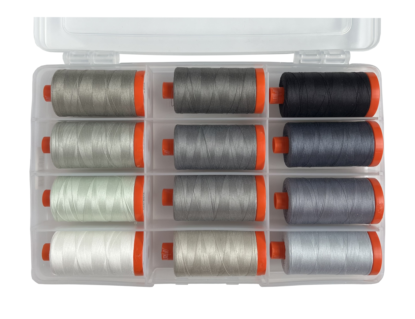 **PRÉCOMMANDE** Graywork (12 grandes bobines) par Tula Pink - Aurifil