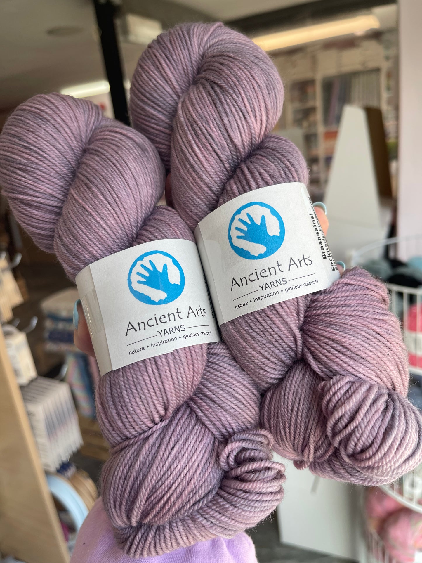 Braaaaains! - Socknado Fingering - Ancient Arts Yarns